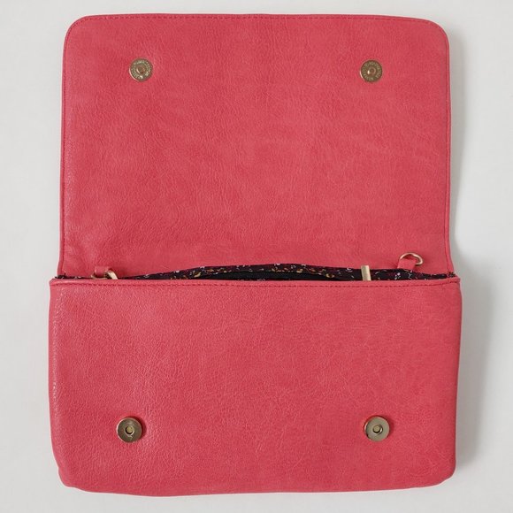 🎃 Leather look Crossbody Clutch with Bow • Gold - Picture 3 of 5